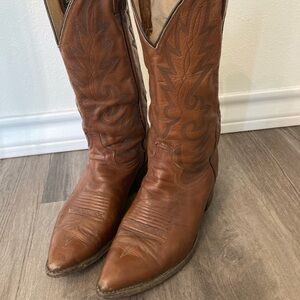 Dan Post Men’s Brown Western Cowboy Pointed Boots Size 9-1/2